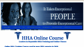 What Hhaonlinecourse.com website looked like in 2018 (6 years ago)