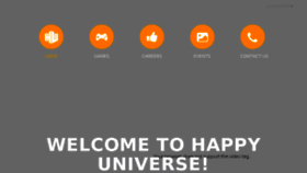 What Happyuniverse.com website looked like in 2018 (6 years ago)