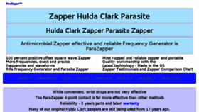 What Huldaclarkparazapper.com website looked like in 2018 (6 years ago)