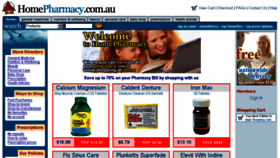 What Homepharmacy.com.au website looked like in 2018 (6 years ago)