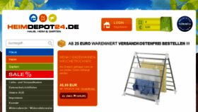What Heimdepot24.de website looked like in 2018 (6 years ago)