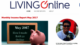 What Howimakealivingonline.net website looked like in 2018 (6 years ago)