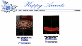 What Happyaccents.com website looked like in 2018 (6 years ago)