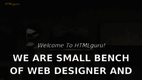 What Htmlguru.net website looked like in 2018 (6 years ago)