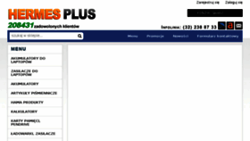What Hermesplus.pl website looked like in 2018 (6 years ago)