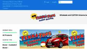 What Happyballs.com website looked like in 2018 (6 years ago)