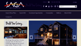 What Homesbysaga.com website looked like in 2018 (6 years ago)