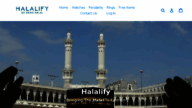 What Halalify.co website looked like in 2018 (6 years ago)