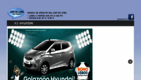 What Hyundai.com.ni website looked like in 2018 (6 years ago)