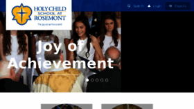What Holychildrosemont.org website looked like in 2018 (6 years ago)
