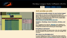 What Hockeyteamstats.com website looked like in 2018 (6 years ago)