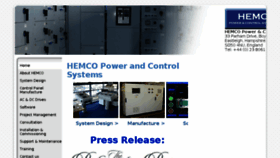 What Hemco.co.uk website looked like in 2018 (6 years ago)