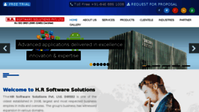 What Hrsoftwaresolution.com website looked like in 2018 (6 years ago)