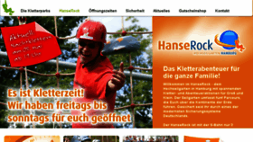 What Hanserock.de website looked like in 2018 (6 years ago)