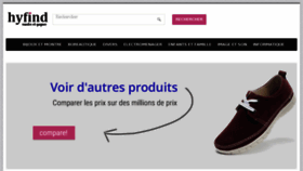 What Hyfind.fr website looked like in 2018 (6 years ago)