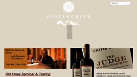 What Hestercreek.com website looked like in 2018 (6 years ago)