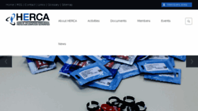 What Herca.org website looked like in 2018 (6 years ago)