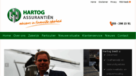 What Hartogassurantien.nl website looked like in 2018 (6 years ago)