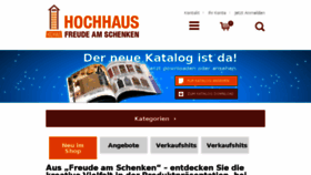 What Hochhaus-gmbh.de website looked like in 2018 (6 years ago)