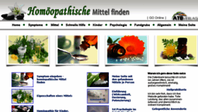 What Homoeopathische-mittel-finden.de website looked like in 2018 (6 years ago)