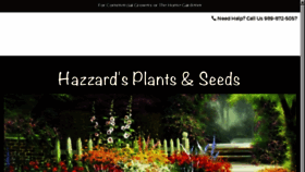 What Hazzardsgreenhouse.com website looked like in 2018 (6 years ago)