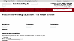 What Hubschrauberflug.de website looked like in 2018 (5 years ago)