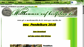 What Heilfelsen.de website looked like in 2018 (6 years ago)