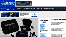 What Healthysimulation.com website looked like in 2018 (6 years ago)