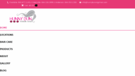 What Hunnybunvirginhair.com website looked like in 2018 (8 years ago)
