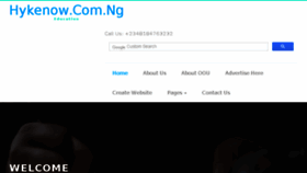 What Hykenow.com.ng website looked like in 2018 (7 years ago)
