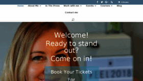 What Helenpackham.com website looked like in 2018 (6 years ago)
