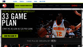 What Hawks.com website looked like in 2018 (6 years ago)