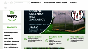 What Happyzahrada.sk website looked like in 2018 (6 years ago)