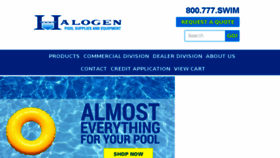 What Halogensupply.com website looked like in 2018 (6 years ago)