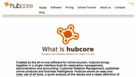 What Hub-core.com website looked like in 2018 (6 years ago)