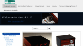 What Heathkit.com website looked like in 2018 (6 years ago)