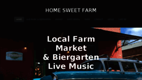 What Homesweetfarm.com website looked like in 2018 (5 years ago)