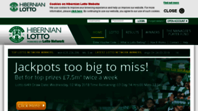 What Hibernianlotto.com website looked like in 2018 (6 years ago)
