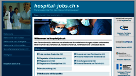 What Hospital-jobs.ch website looked like in 2018 (6 years ago)