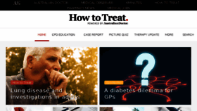 What Howtotreat.com.au website looked like in 2018 (6 years ago)