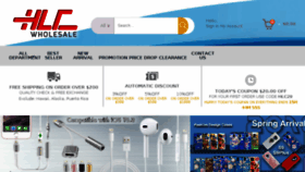 What Hlcwholesale.com website looked like in 2018 (5 years ago)