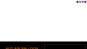 What Hotairballoonbagan.com website looked like in 2018 (6 years ago)