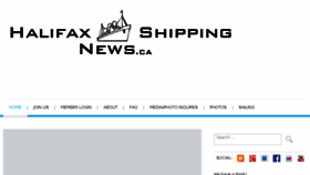 What Halifaxshippingnews.ca website looked like in 2018 (6 years ago)
