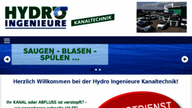 What Hydroingenieure.at website looked like in 2018 (5 years ago)
