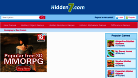 What Hidden7.com website looked like in 2018 (6 years ago)