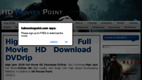 What Hdmoviespoint.com website looked like in 2018 (6 years ago)