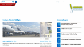 What Hamburg-aviation.de website looked like in 2018 (5 years ago)