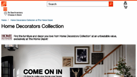 What Homedecorators.com website looked like in 2018 (6 years ago)
