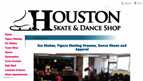 What Houstonskateanddance.com website looked like in 2018 (6 years ago)
