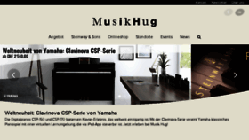 What Hug.ch website looked like in 2018 (6 years ago)